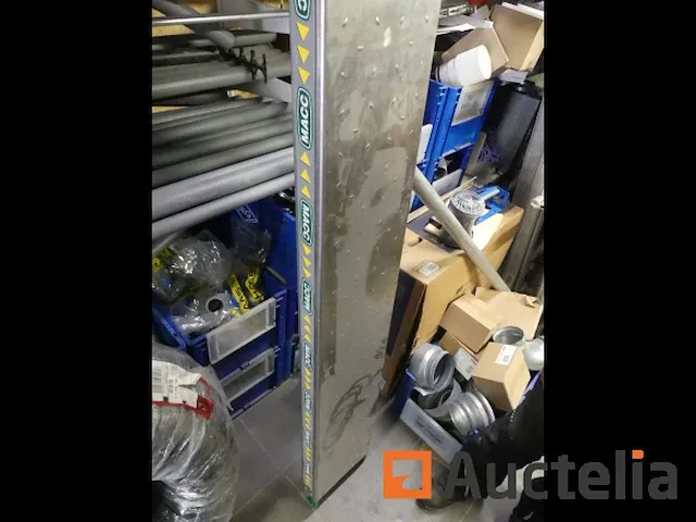 Voetbrug uitschuifbaar aluminium macc telesplan - afbeelding 1 van  6