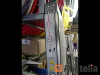 Voetbrug uitschuifbaar aluminium macc telesplan - afbeelding 3 van  6