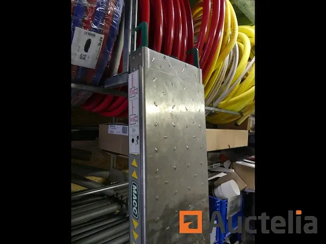 Voetbrug uitschuifbaar aluminium macc telesplan - afbeelding 4 van  6