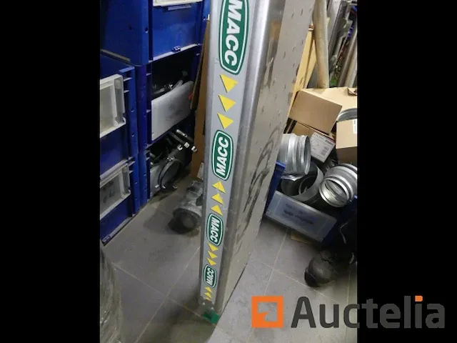 Voetbrug uitschuifbaar aluminium macc telesplan - afbeelding 6 van  6