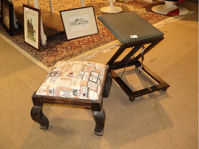 Voetenbank (x2) - afbeelding 1 van  3