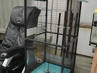 Vogelkooi met zadeldak - afbeelding 3 van  5