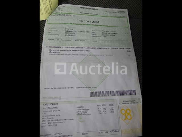 Voiture mercedes-benz 300 gd (1992-241.306 km)(vin: wdb46332817084482) - afbeelding 7 van  25