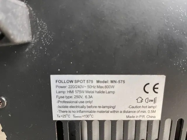 Volgspot 575 hmi+ kleuren filter - afbeelding 3 van  5
