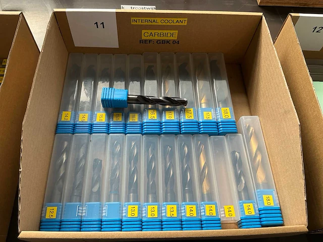 Volhardmetalen boor (22x) - afbeelding 1 van  6