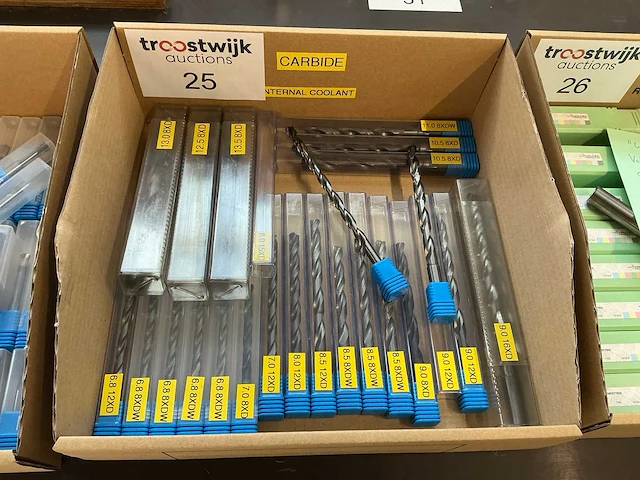 Volhardmetalen boor (22x) - afbeelding 1 van  5