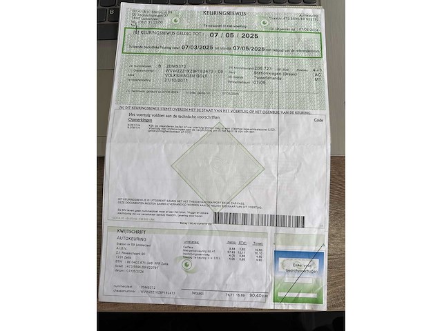 Volkswagen - 2012 - golf 6 - personenauto - afbeelding 21 van  31