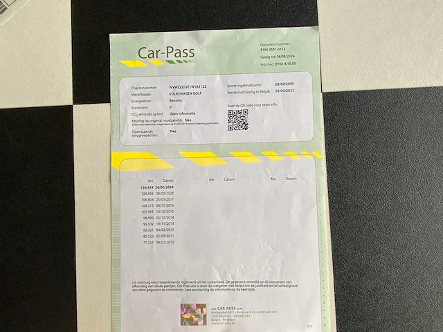 Volkswagen - golf - car - 2000 - afbeelding 16 van  26