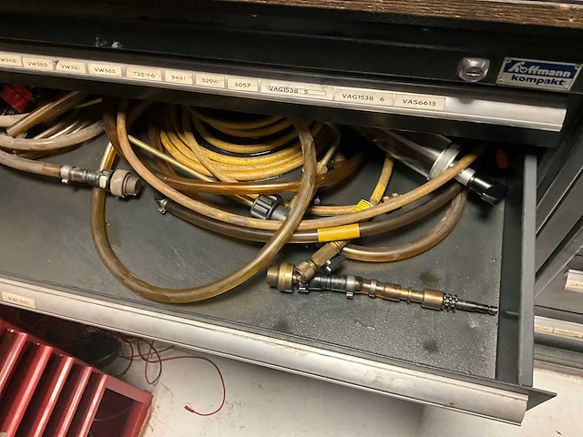 Volkswagen & audi t10133 grote partij speciaal gereedschap met opbergkast - afbeelding 2 van  21