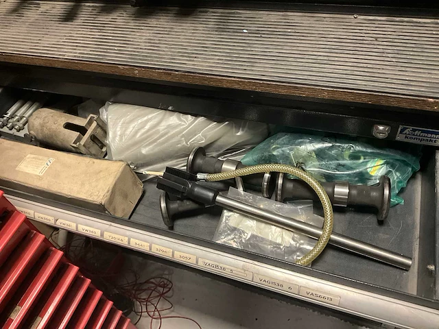 Volkswagen & audi t10133 grote partij speciaal gereedschap met opbergkast - afbeelding 3 van  21