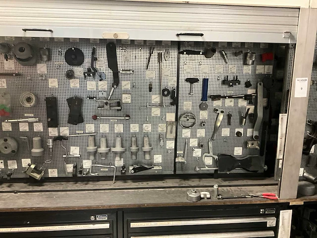 Volkswagen & audi t10133 grote partij speciaal gereedschap met opbergkast - afbeelding 11 van  21