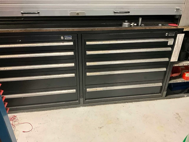 Volkswagen & audi t10133 grote partij speciaal gereedschap met opbergkast - afbeelding 12 van  21
