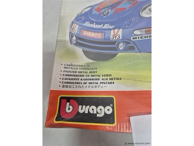 Volkswagen beetle 1:18 modelbouw metaal - afbeelding 2 van  3