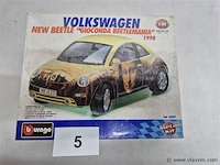 Volkswagen beetle 1:24 modelbouw metaal