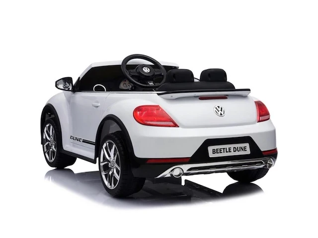 Volkswagen beetle xl elektrische kinderauto 12v - 1 tot 5 jaar - wit (nieuw) - afbeelding 2 van  7