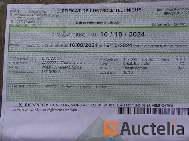 Volkswagen caddy auto (2008-vin:wv2zzz2kz9x042161) - afbeelding 16 van  32