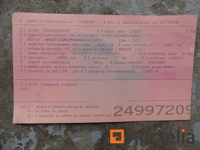 Volkswagen caddy auto (2008-vin:wv2zzz2kz9x042161) - afbeelding 22 van  32
