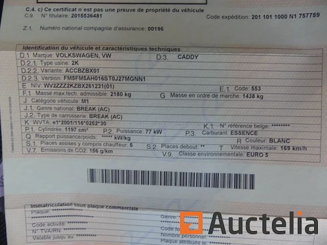 Volkswagen caddy auto - afbeelding 9 van  34