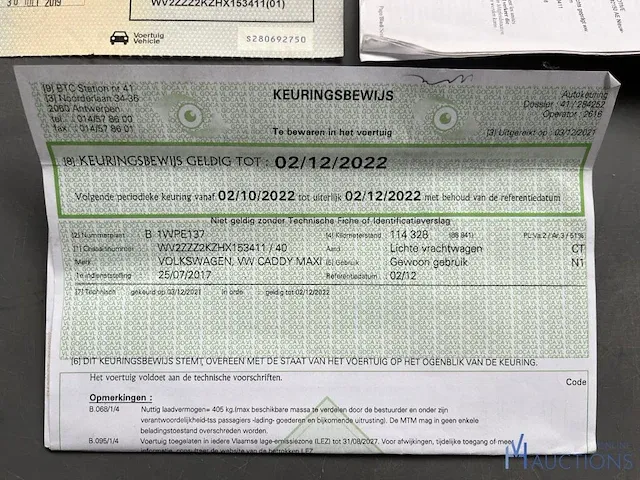 Volkswagen caddy maxi kombi - 2017 - afbeelding 5 van  14