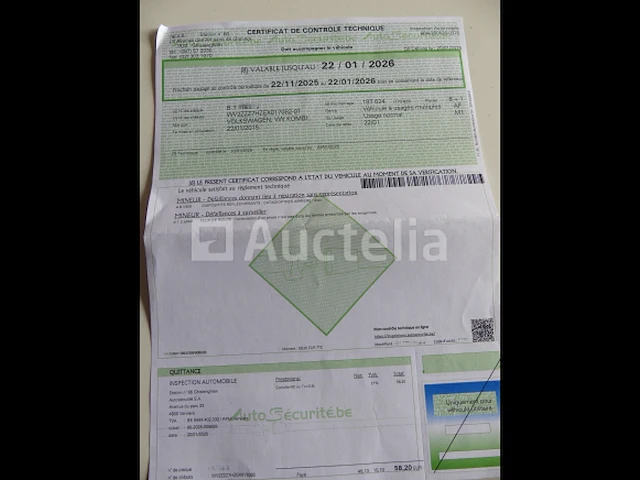 Volkswagen combi bestelwagen (2015-189.679 km-vin:wv2zzz7hzex017082) - afbeelding 2 van  21