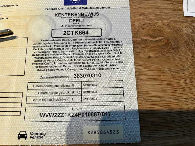Volkswagen golf,2004 - afbeelding 37 van  45