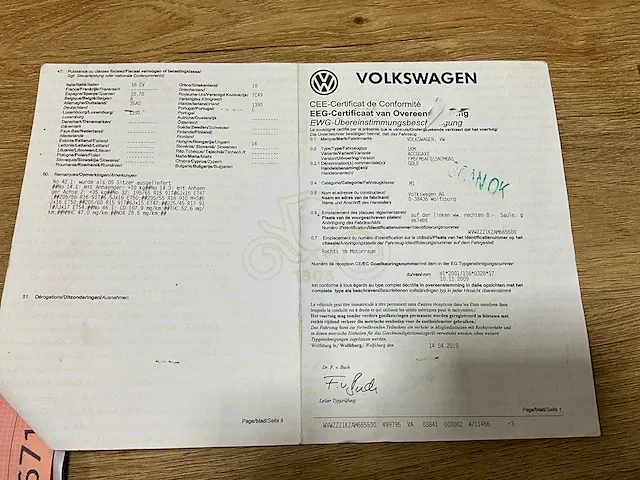 Volkswagen golf,2010 - afbeelding 6 van  15