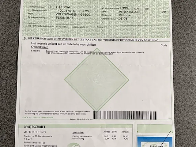 Volkswagen kharmann ghia - afbeelding 22 van  31