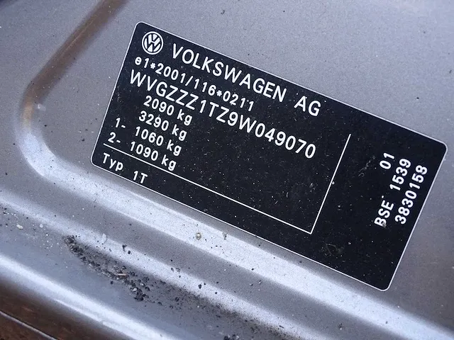 Volkswagen touran 1.6 - afbeelding 42 van  48
