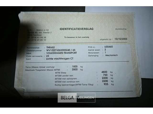Volkswagen transport licht vrachtwagen - afbeelding 9 van  24