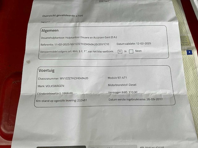 Volkswagen transporter 4 motion - 2017 - afbeelding 10 van  19