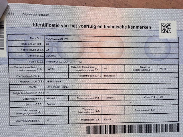 Volkswagen up - 2012 - afbeelding 17 van  21