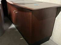 Volledig bureel met dossierkasten - hout - afbeelding 1 van  8