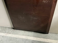 Volledig bureel met dossierkasten - hout - afbeelding 7 van  8