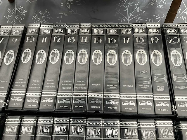 Volledige 60-delige reeks/verzameling videocassettes laurel & hardy - afbeelding 14 van  19