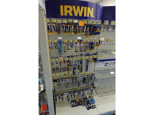Volledige inhoud rek assortiment irwin - afbeelding 1 van  3