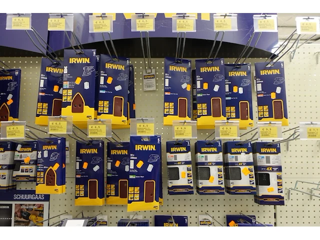 Volledige inhoud rek assortiment irwin - afbeelding 5 van  7