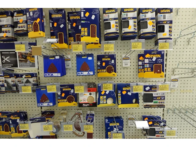 Volledige inhoud rek assortiment irwin - afbeelding 6 van  7