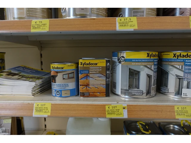 Volledige inhoud rek assortiment xyladecor - afbeelding 3 van  13