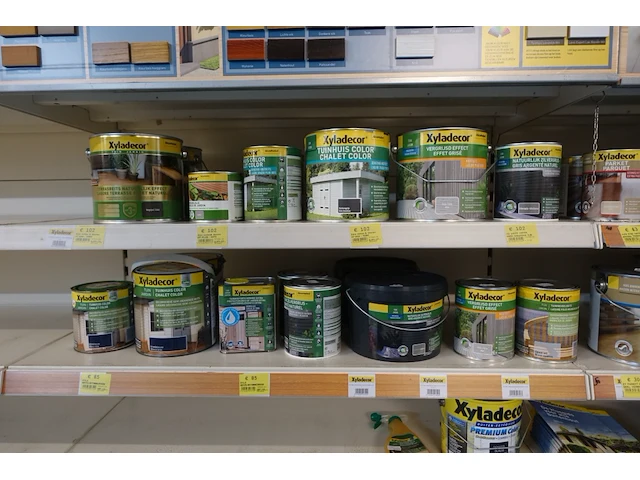 Volledige inhoud rek assortiment xyladecor - afbeelding 7 van  13