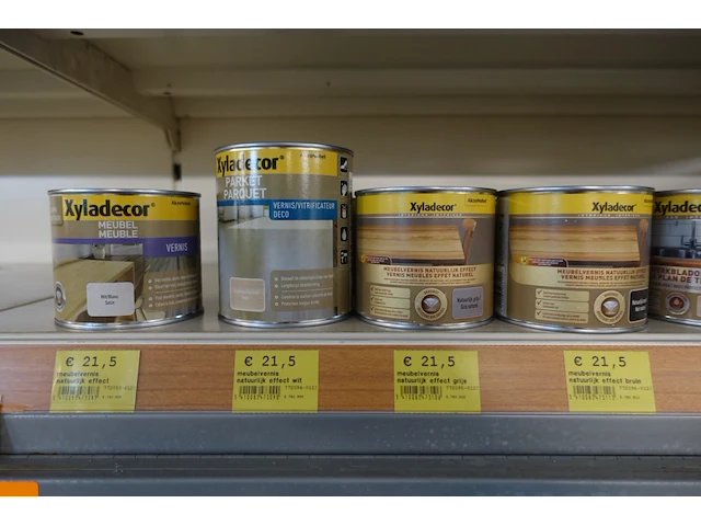 Volledige inhoud rek assortiment xyladecor - afbeelding 8 van  13