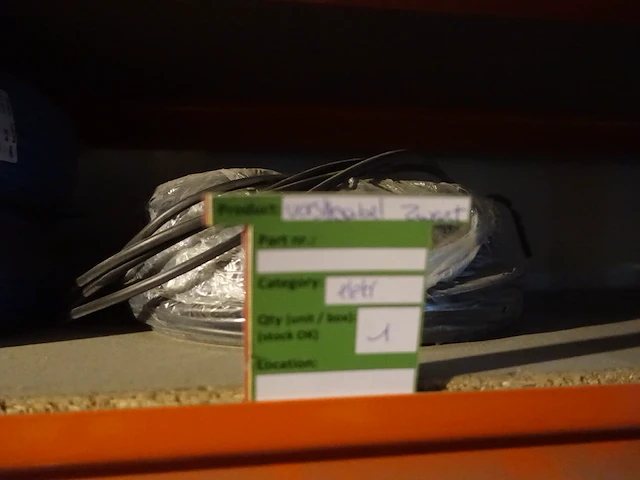 Volledige inhoud rek elektriciteitskabels - afbeelding 21 van  23