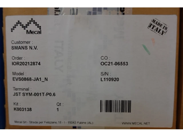 Volledige inhoud rek elektrisch krimptoebehoren - afbeelding 9 van  22