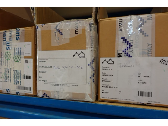 Volledige inhoud rek elektrisch krimptoebehoren - afbeelding 13 van  22