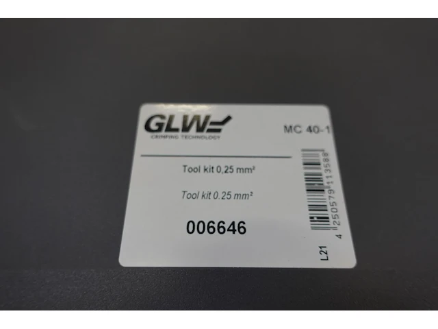 Volledige inhoud rek elektrisch krimptoebehoren - afbeelding 22 van  22