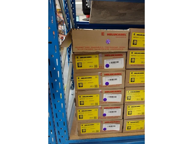 Volledige inhoud rek elektrische kabels - afbeelding 7 van  26