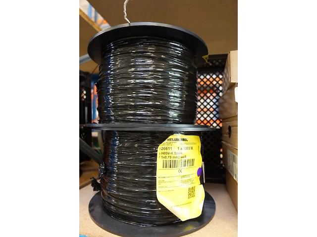 Volledige inhoud rek elektrische kabels - afbeelding 18 van  26