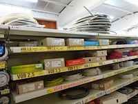 Volledige inhoud rek elektrische kabels - afbeelding 8 van  12