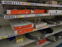 Volledige inhoud rek elektrische kabels - afbeelding 9 van  12