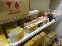 Volledige inhoud rek kaarsen/theelichthouders - afbeelding 11 van  14