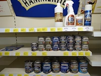 Volledige inhoud rek verven levis/hammerite - afbeelding 2 van  7